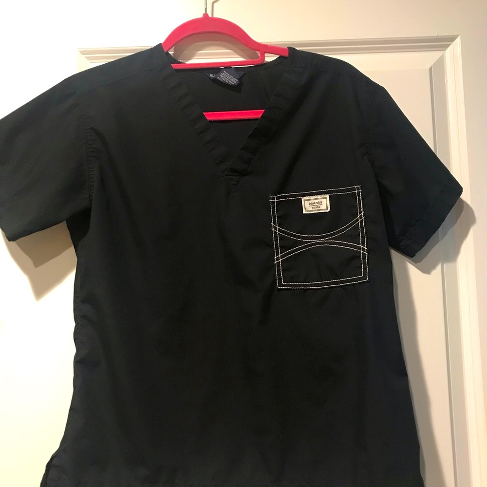 Blue Sky Scrubs top